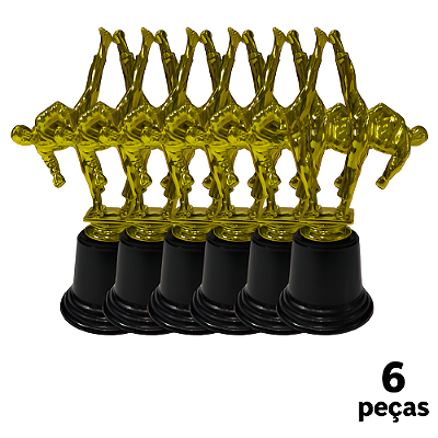 Troféu de Karatê 18,5cm  Dupla Luta Alta BASE REDONDA AX  831 - PACK COM 6