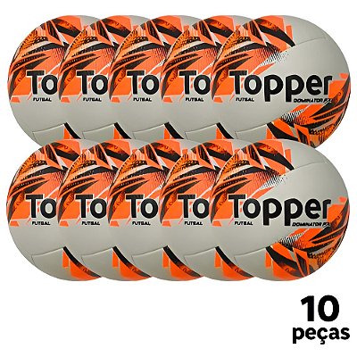 Bola Futebol SALÃO Topper  Dominator FX Fusion - PROMO - PACK COM 10