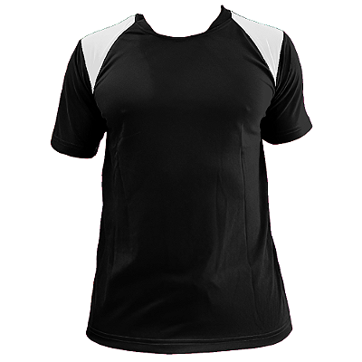 Jogo de Camisa AX Esportes Preto com Branco - 7+1 Numeradas