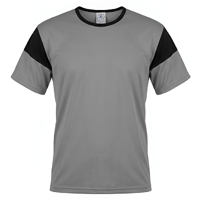Jogo de Camisa AX Esportes Cinza com Preto - 10+1 Numeradas