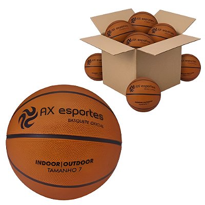 Bola Basquete AX Adulto Oficial TAM 7 PROMO 703 - CAIXA COM 24
