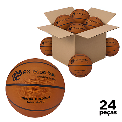 Bola Basquete AX Adulto Oficial TAM 7 PROMO  703 - CAIXA COM 24