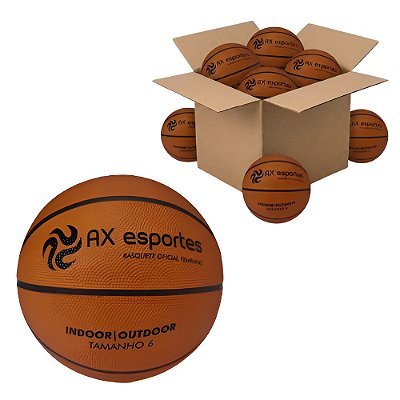 Bola Basquete AX Feminina Juvenil TAM 6 Oficial PROMO 702 - CAIXA COM 24