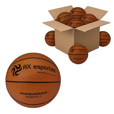 Bola Basquete AX Mirim Infantil TAM 5 Oficial PROMO 701 - CAIXA COM 24