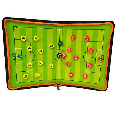 Quadro Tático Futebol Magnética com Caneta e Estojo COACH - 058