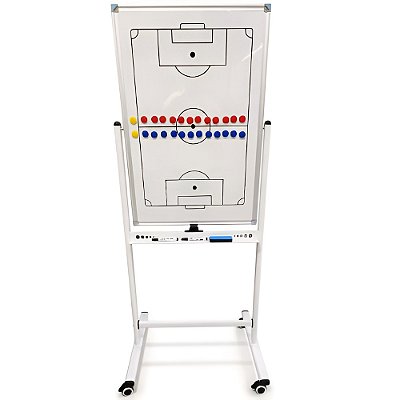 Quadro Tático Piso Vertical Giratório c/ Caneta e 26 Imãs 90x60 - 046