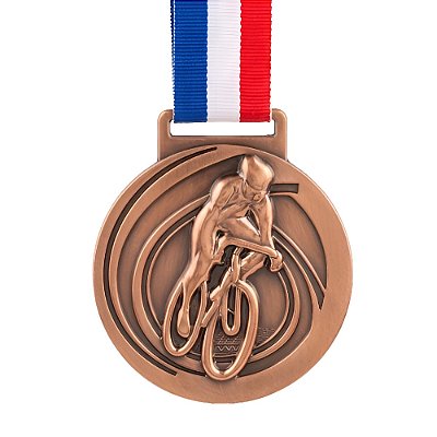 Medalha Ciclismo Bronze AX 65mm - 982