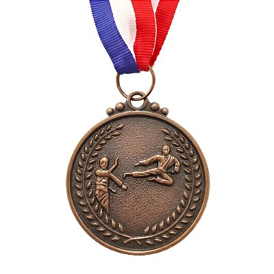 Medalha Artes Marciais Bronze AX 50mm - 981