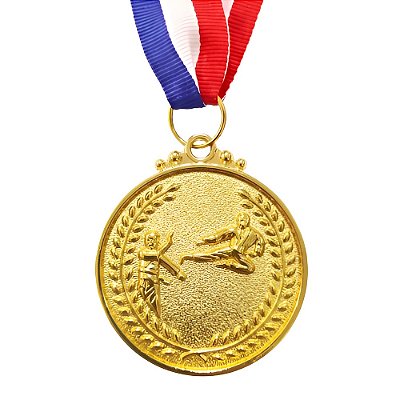 Medalha Artes Marciais Ouro AX 50mm - 981