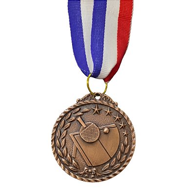 Medalha Tenis de Mesa Bronze AX 50mm - 981