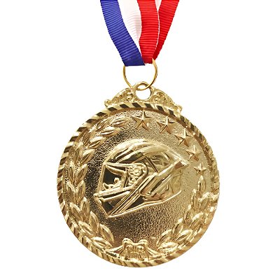 Medalha Piloto Ouro AX 50mm - 981