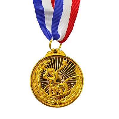 Medalha Ginástica GR Ouro AX 50mm - 980