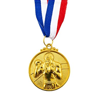 Medalha Boxe Ouro AX 50mm - 980
