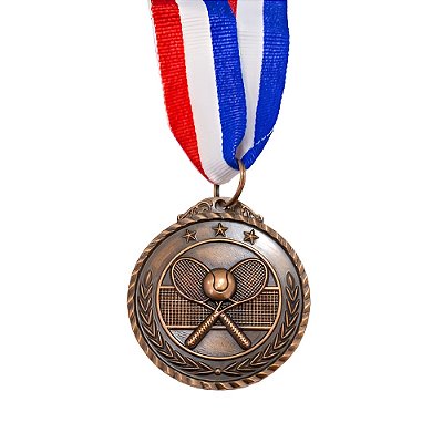 Medalha Tenis Campo Bronze AX 50mm - 980