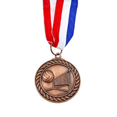 Medalha Volei Bronze AX 50mm - 980