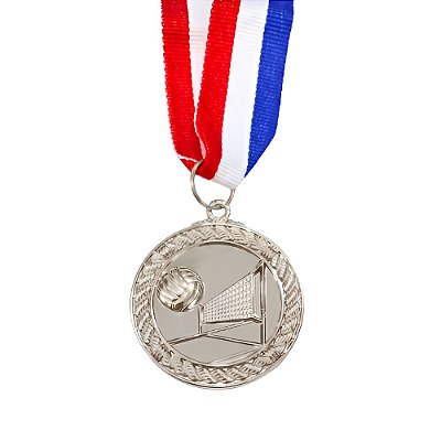 Medalha Volei Prata AX 50mm - 980