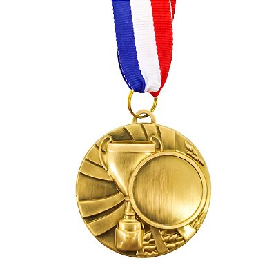 Medalha Taça Troféu Ouro AX 50mm - 980