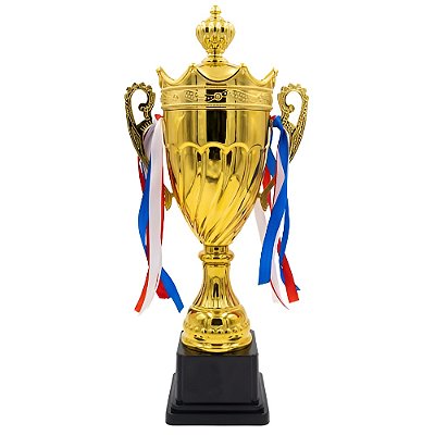 Taça c/ Tampa GG 42cm Metal - 018