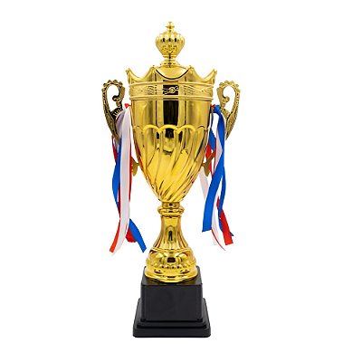 Taça c/ Tampa M 33cm Metal - 016