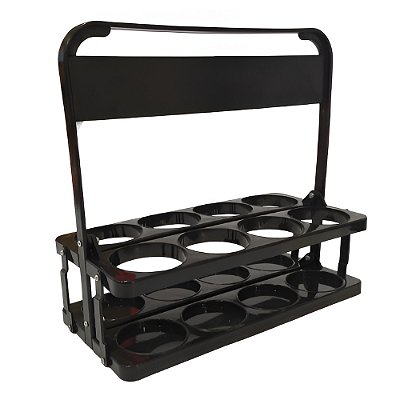 Porta Garrafas Suporte Dobrável para 8 Garrafas 36x33cm AX - 053
