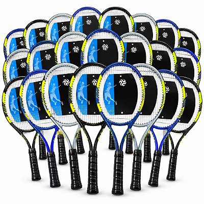 Raquete Tênis Campo 25" Alumínio PRO AX Esportes 109 - PACK COM 25