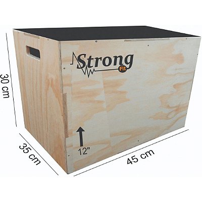 Caixa de Crossfit Strong  12" - 30 x 40 x 45cm