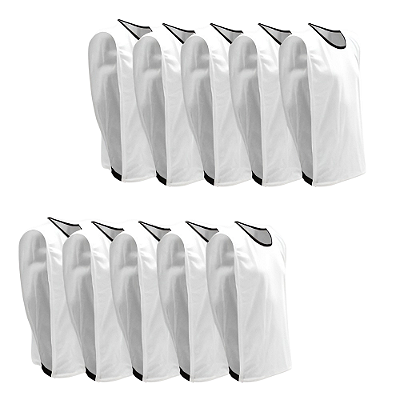Coletes INFANTIL Esportivo AX - Branco - PACK COM 10