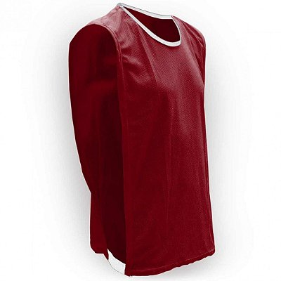 Coletes Adulto AX Esportes - Bordô - PACK COM 10
