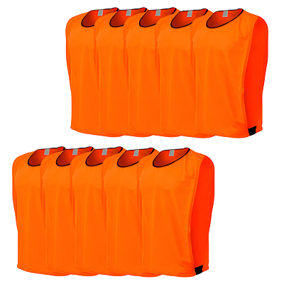 Coletes INFANTIL Esportivo AX - Laranja Cítrico- PACK COM 10