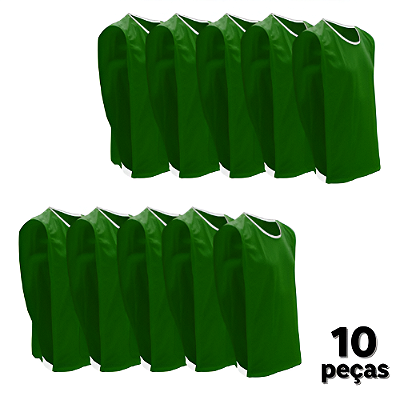 Coletes Adulto Esportivo AX - Verde - PACK COM 10