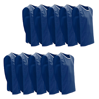 Coletes Adulto Esportivo AX - Royal - PACK COM 10