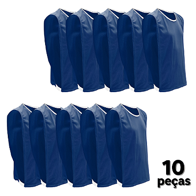 Coletes Adulto Esportivo AX - Royal - PACK COM 10