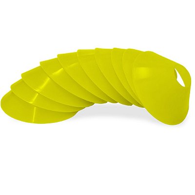 Posicioners AX Esportes (Pratinho) Treinamento Amarelo - PACK COM 10
