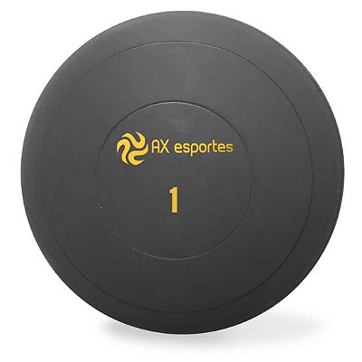 Bola Medicine Ball Kick Borracha 1 Kg AX Esportes LCD