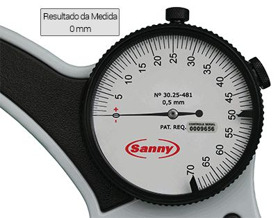 Adipômetro/Plicômetro Científico Leitura Direta Sanny (Cod.: AD1011LD)