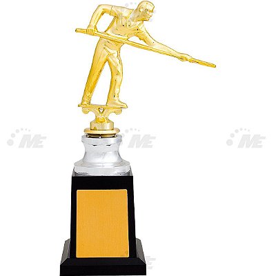 Troféu PZ Bilhar 436/4 30cm - 2º Colocado