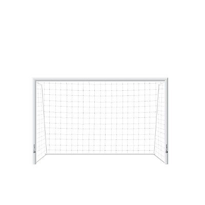Trave de Futsal AX Esportes Desmontável Com Requadro Mod. Monobloco Fixa - Par