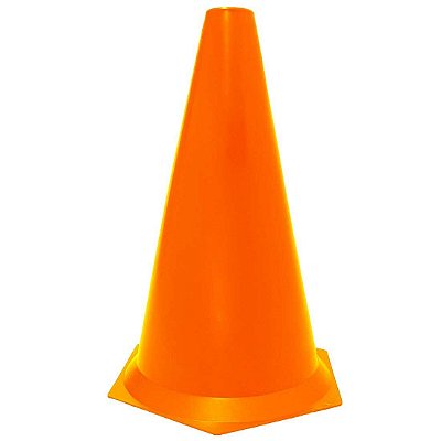 Cone 23cm Rígido p/ Treinamento AX Esportes Laranja