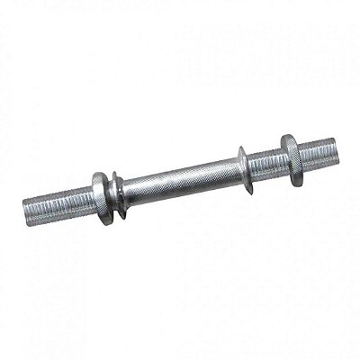 Barra para Musculação 40cm Maciça com Rosca AX Esportes