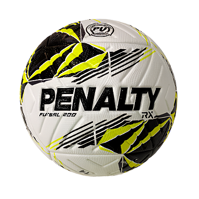 Bola Futsal Penalty RX 200 XXVI - Branca e Amarela