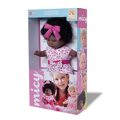 Boneca Micy Negra - Bee Toys