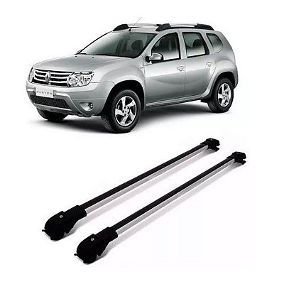 Rack Teto Travessa Renault Duster/ Oroch 16/ Slim Prata