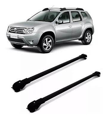 Rack Teto Travessa Renault Duster/ Oroch 16/ Slim Preto