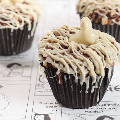 Muffin Nutella com Nozes