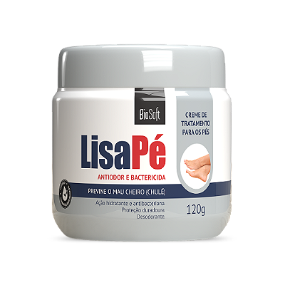 Linha Lisa - Creme Para Pes Relax BioSoft 120 Gr - (Soft Line Collection -  BioSoft Foot Cream Net 4.23 Oz)