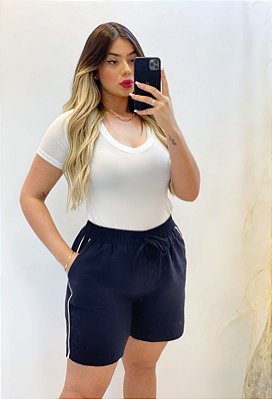 Shorts Linho Plus Size (Diversas Cores)