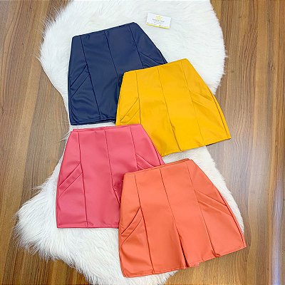 Shorts Couro (Diversas Cores)