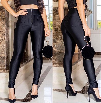 Calça Feminina Detalhe Zíper