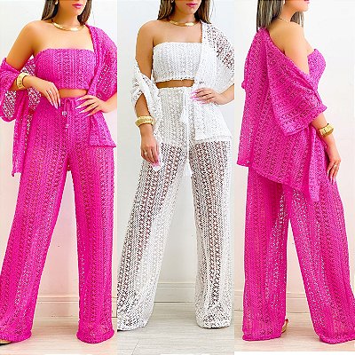 Conjunto Feminino Arrastão 3 Peças