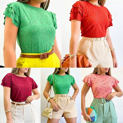 Blusa Feminina Manga Curta